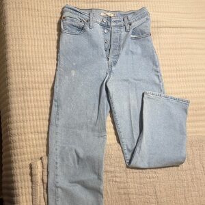 Levi's Light Blue Straight Leg Women's Jeans